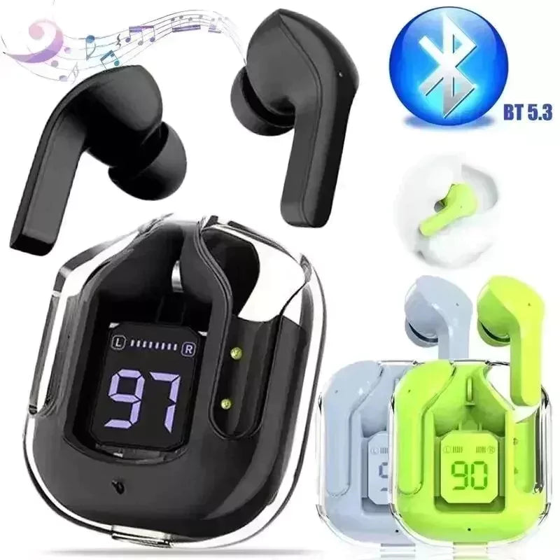Fone De Ouvido Air31 NOVO Ruído Cancelando Earbuds Bluetooth Sem Fio HiFi Stereo TWS Com Carregamento De Visor Digital